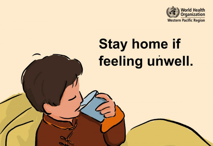 If you are feeling unwell, stay home. Monitor your symptoms and contact your health-care provider.