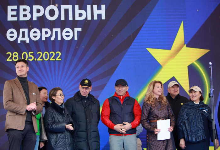 Europe day organized at Sukhbaatar Square