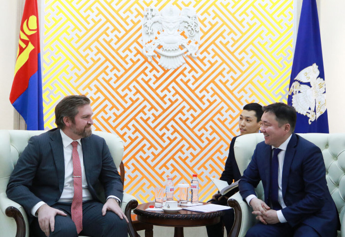 Meeting held with The Asia Foundation’s Country Representative in Ulaanbaatar Mark Koenig